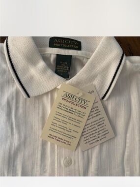 White Pro-Collection Men’s Polo Shirt